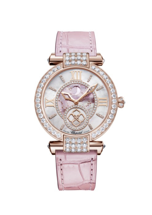 Chopard Imperiale Moonphase Ethical 18K Rose Gold & Diamonds Ladies Watch - Premium Luxury Product