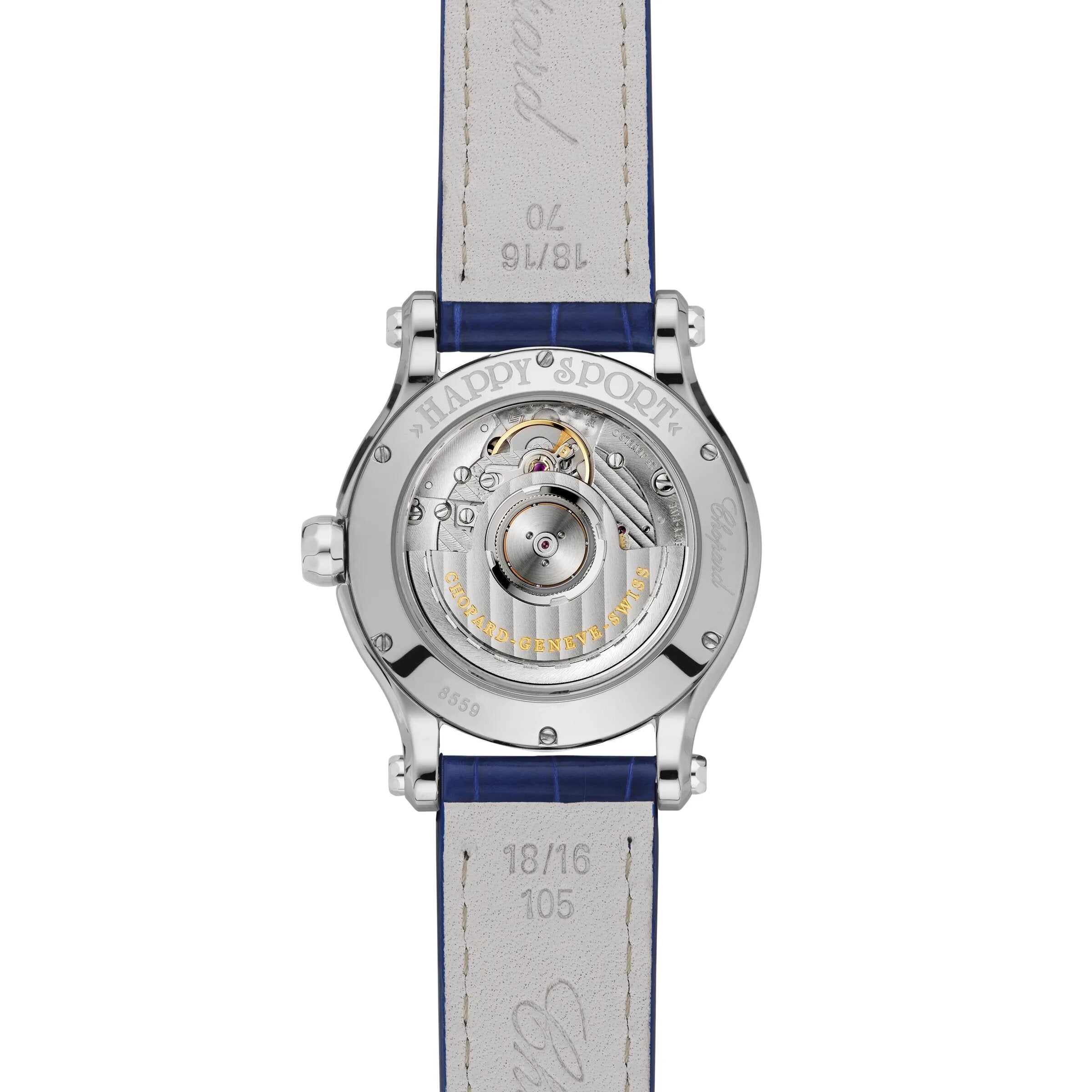 Chopard Happy Sport Sun, Moon and Stars Stainless steel Ladies Watch