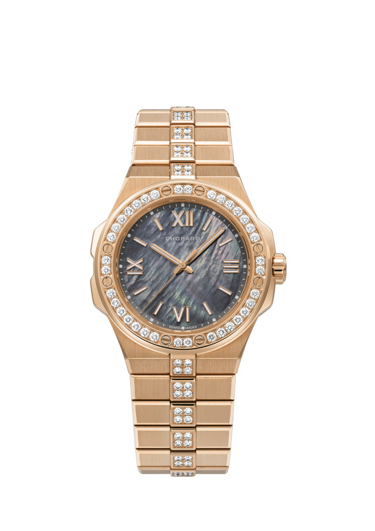 Chopard Alpine Eagle Small Rose gold & Diamonds Ladies Watch - Premium Luxury Product