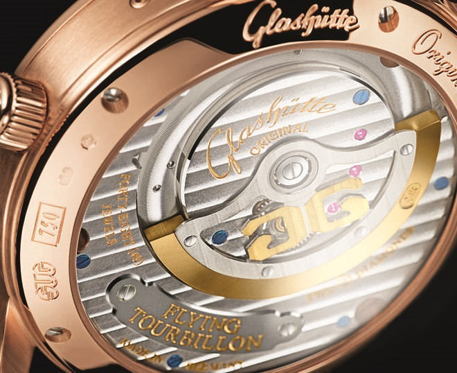 Glashutte Original Pano Lunar Tourbillon Red Gold Men's Watch