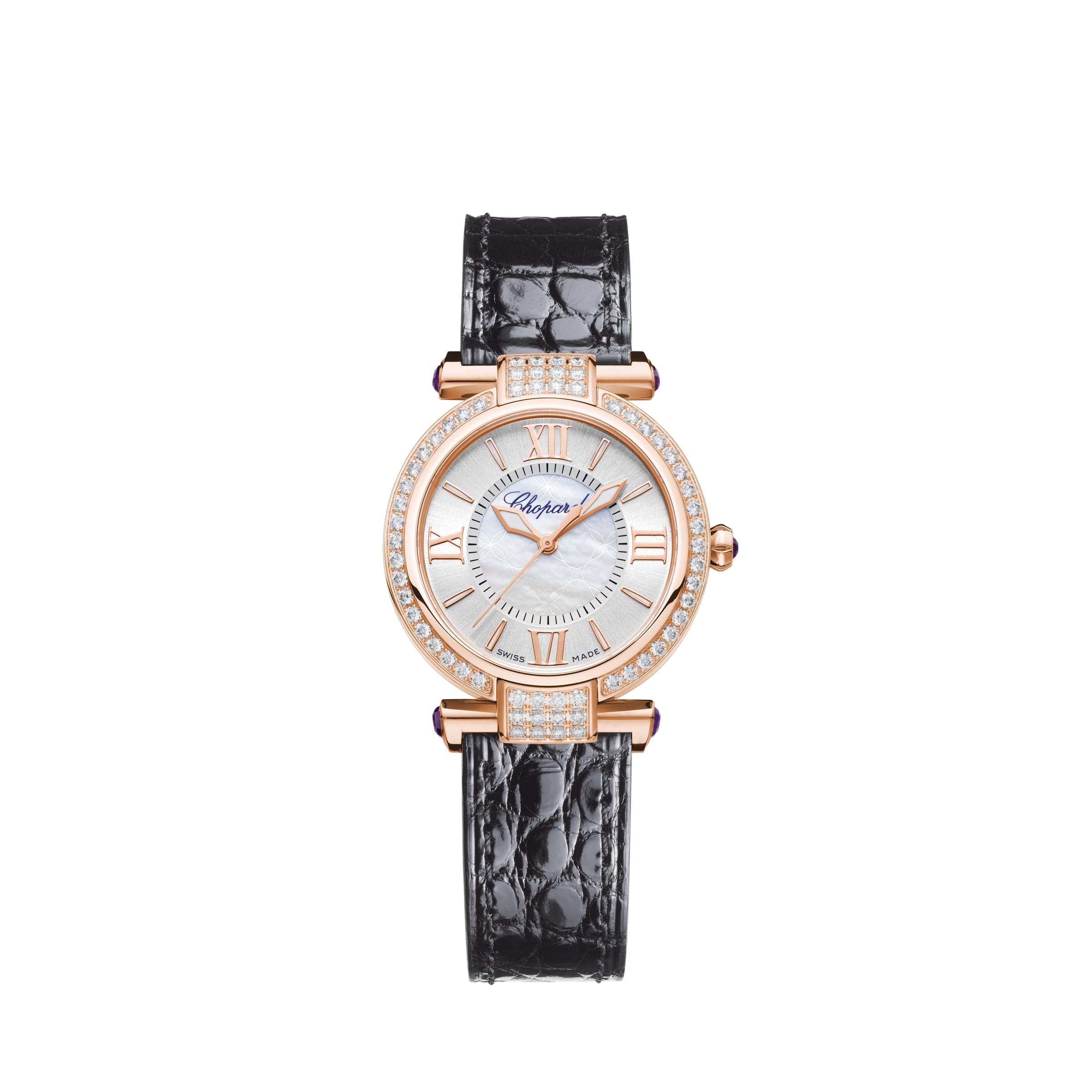 IMPERIALE 29 MM, AUTOMATIC, ETHICAL ROSE GOLD, DIAMONDS 384319-5007 - Premium Luxury Product