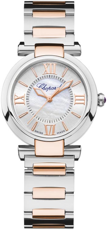 Chopard Imperiale Stainless Steel & Ethical Rose Gold Ladies Watch - Premium Luxury Product
