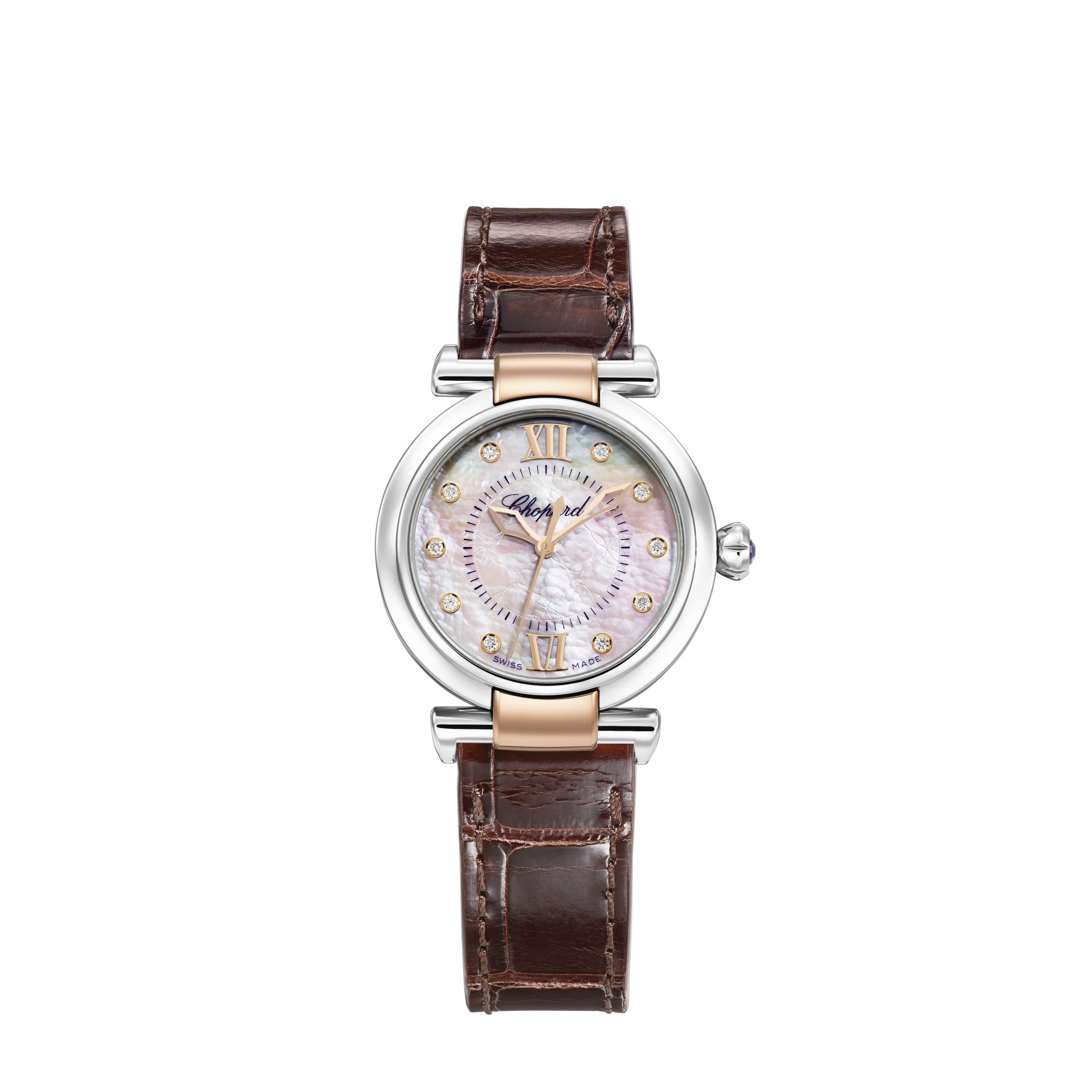 IMPERIALE 29 MM, AUTOMATIC, ETHICAL ROSE GOLD, LUCENT STEEL™ 388563-6013 - Premium Luxury Product