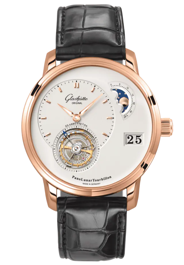 Glashutte Original Pano Lunar Tourbillon Red Gold Men's Watch