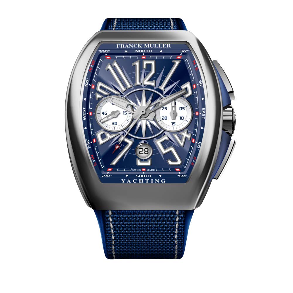 Franck Muller Vanguard Yachting Chronograph Stainless steel Men's Watch - Premium Luxury Product