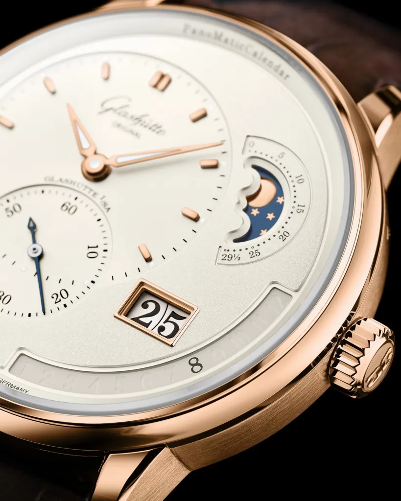 Glashutte Original Pano Matic Calendar Red Gold Men's Watch - Premium Luxury Product