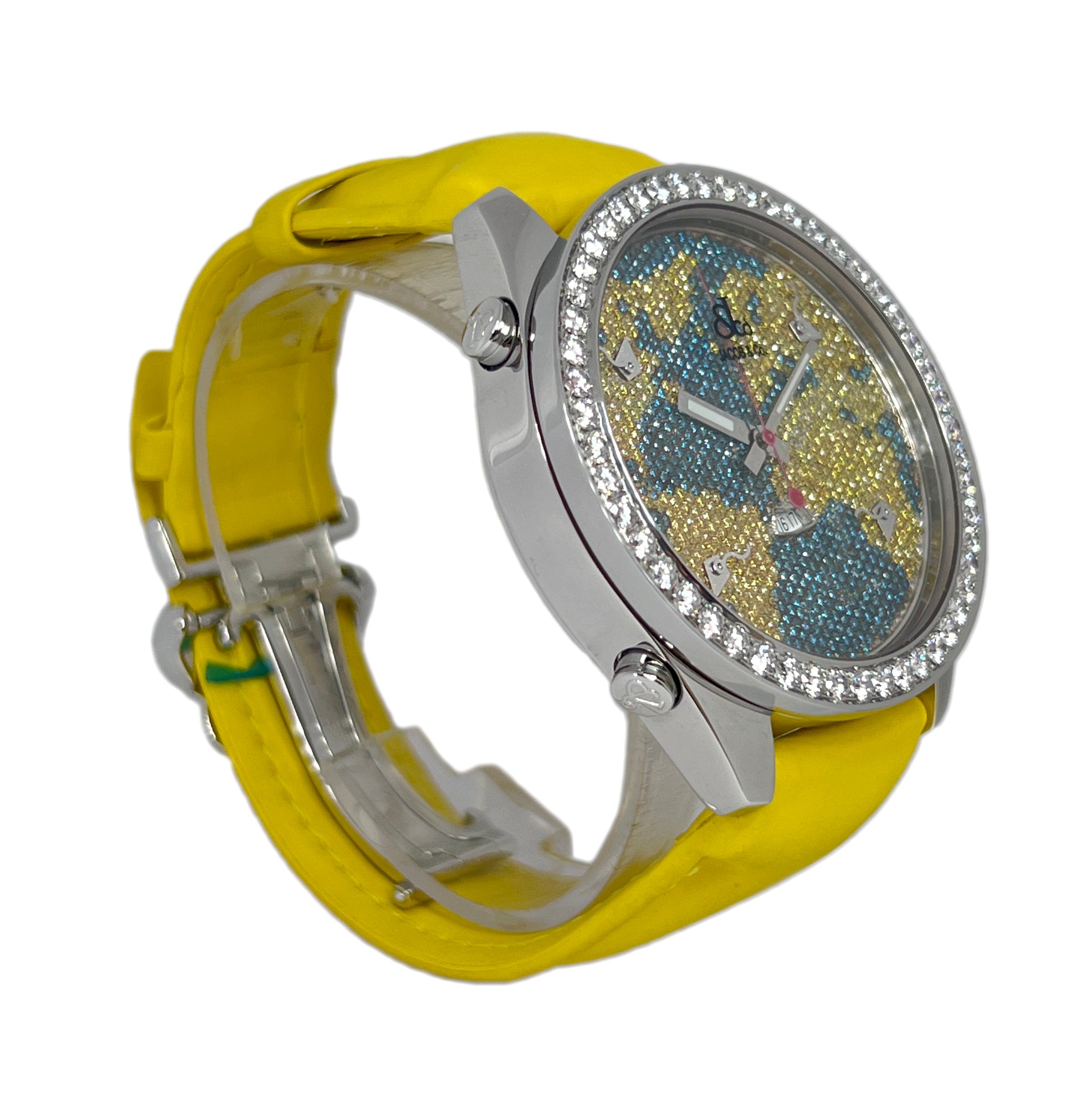 Jacob & Co Five Time Zone - 47mm Stainless Steel Diamonds Unisex Watch