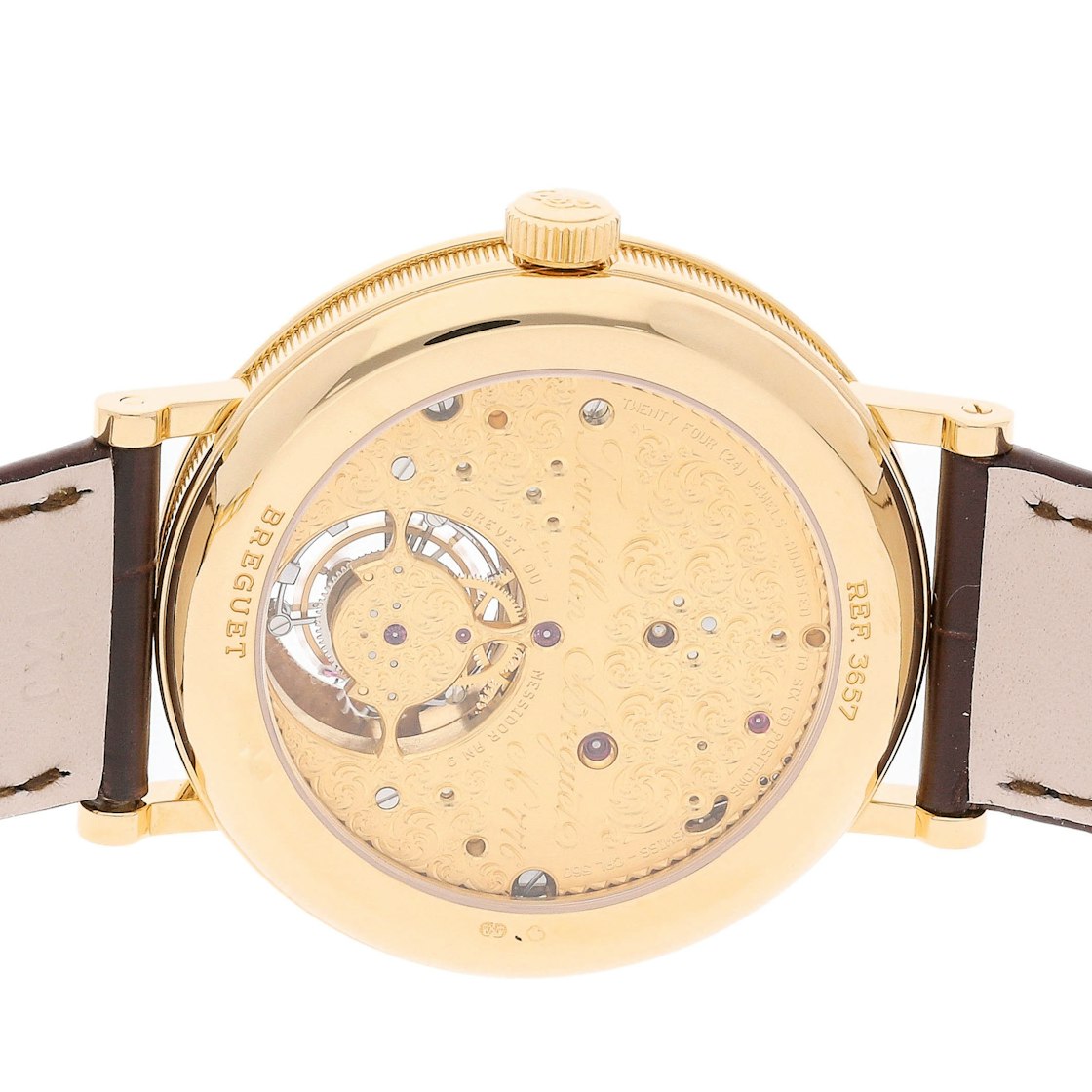 Breguet Classique Complications Tourbillon 18K Yellow Gold Men's Watch - Premium Luxury Product