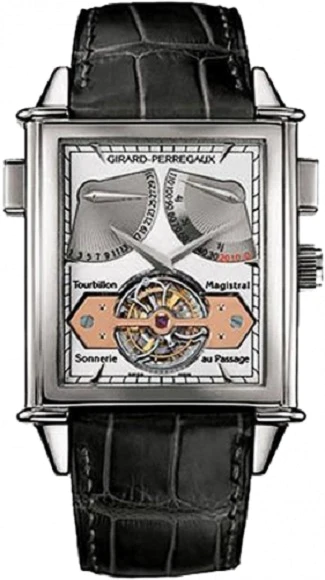 Girard Perregaux Vintage 1945 Tourbillon Magistral Platinum Men's Watch - Premium Luxury Product