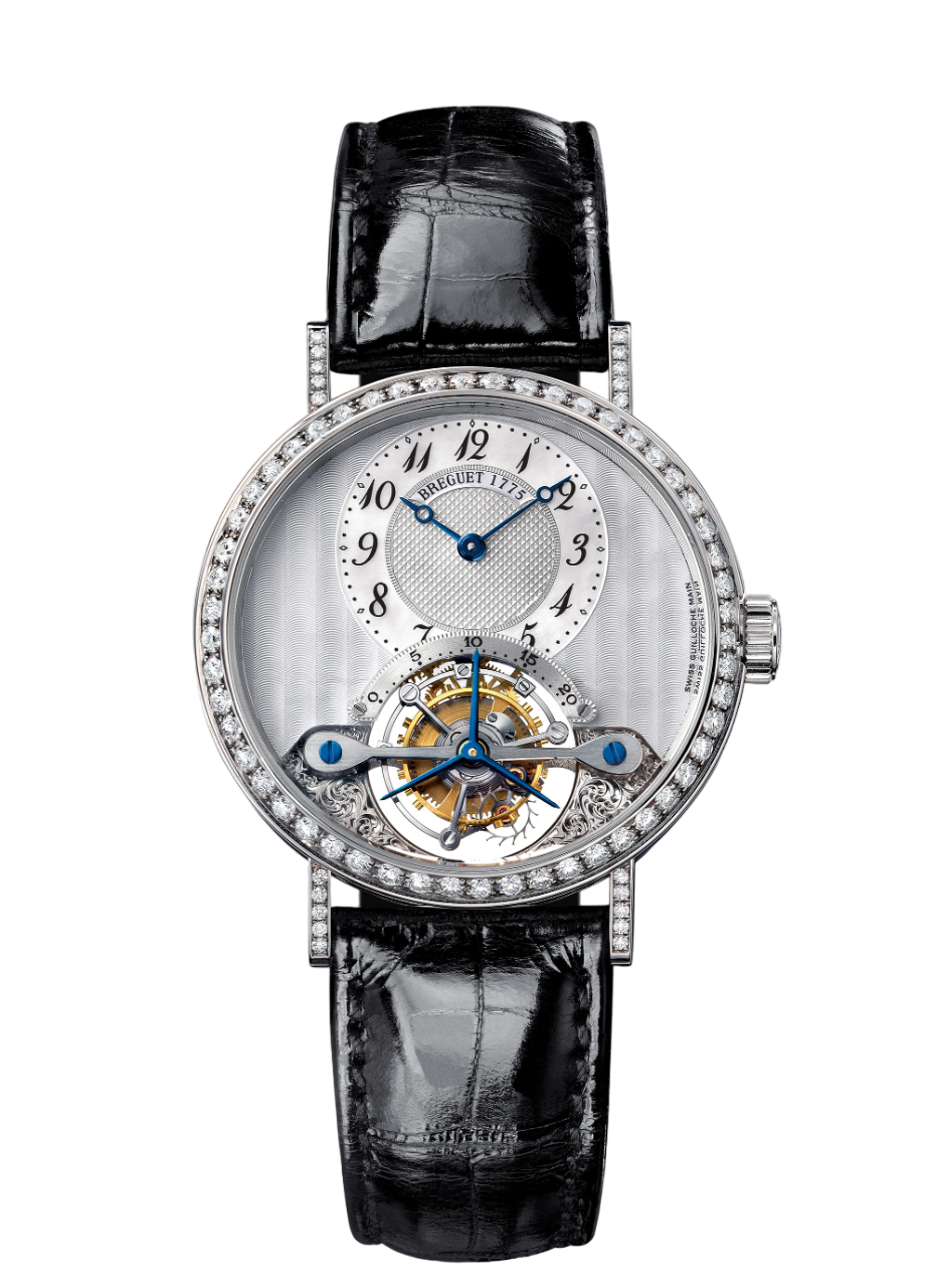 Breguet Classique Complications Tourbillon 18K White Gold & Diamonds Unisex Watch - Premium Luxury Product