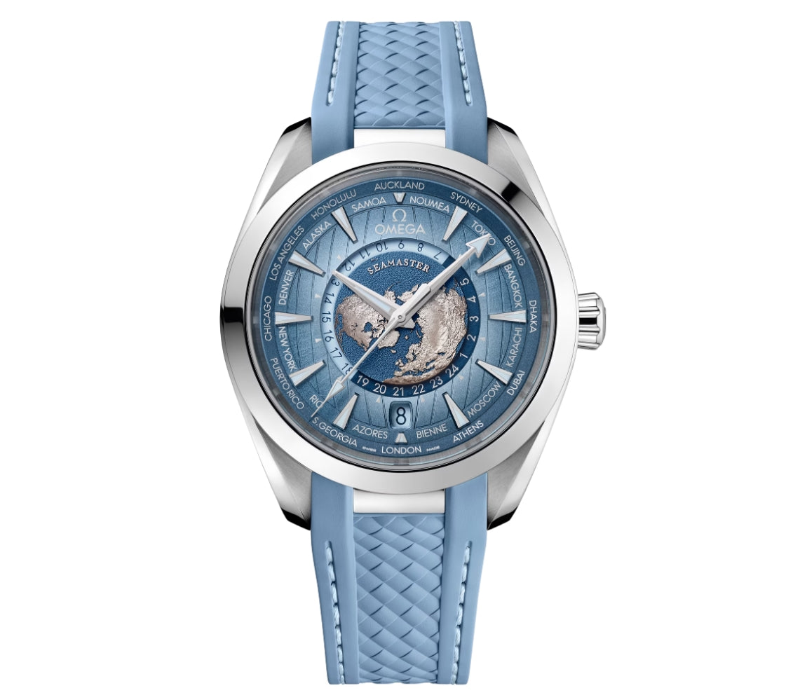 Omega Seamaster Aqua Terra GMT Chronometer Stainless steel Men's Watch - Premium Luxury Product