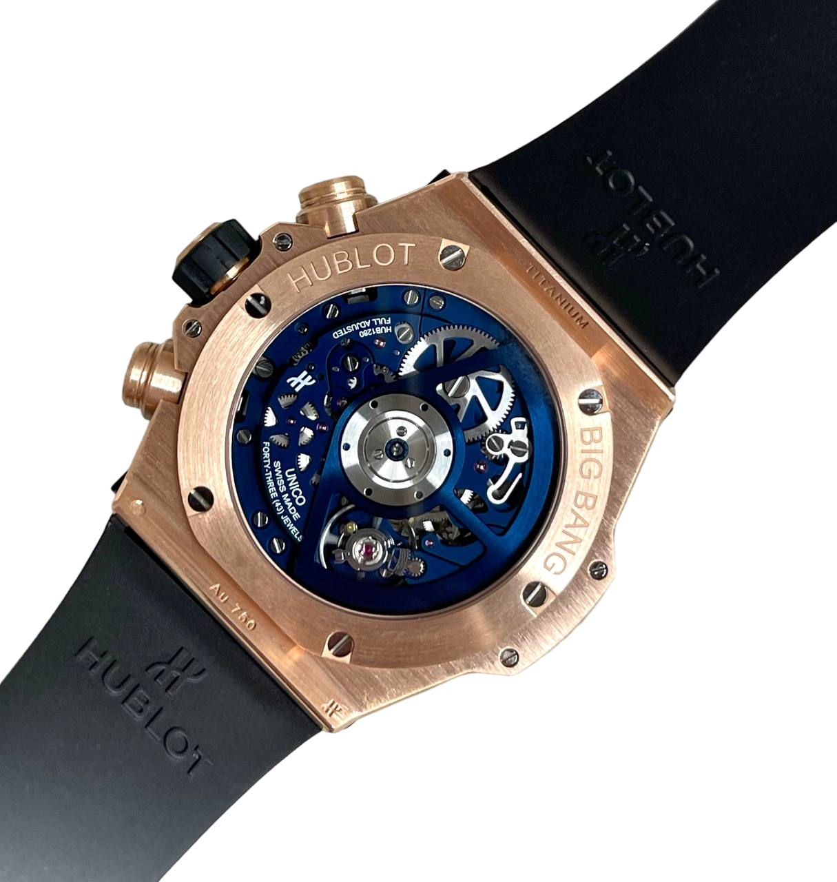 Hublot Big Bang Unico 18K King Gold Blue Ceramic Men's Watch - Premium Luxury Product