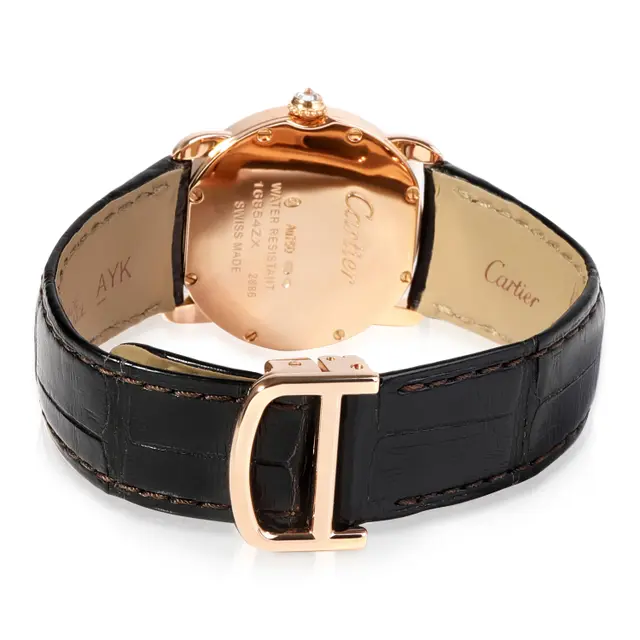 Cartier Ronde Louis Cartier 18K Rose Gold & Diamonds Lady's Watch - Premium Luxury Product