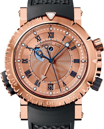 Breguet Marine Royale Alarm 18K Rose Gold Men's Watch - Premium Luxury Product