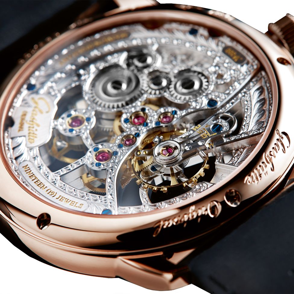 Glashutte Original Senator Skeletonized Edition Red Gold Men's Watch - Premium Luxury Product