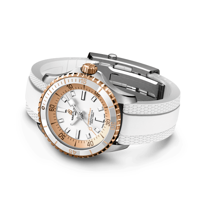 Breitling Superocean Super Diver 36 mm Stainless steel & 18K Red Gold Lady's Watch