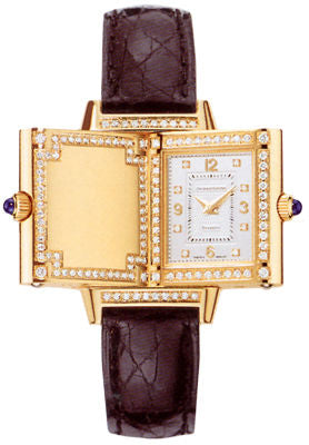 Jaeger-LeCoultre Reverso Joaillerie Lady 18K Yellow Gold & Diamonds Lady's Watch - Premium Luxury Product