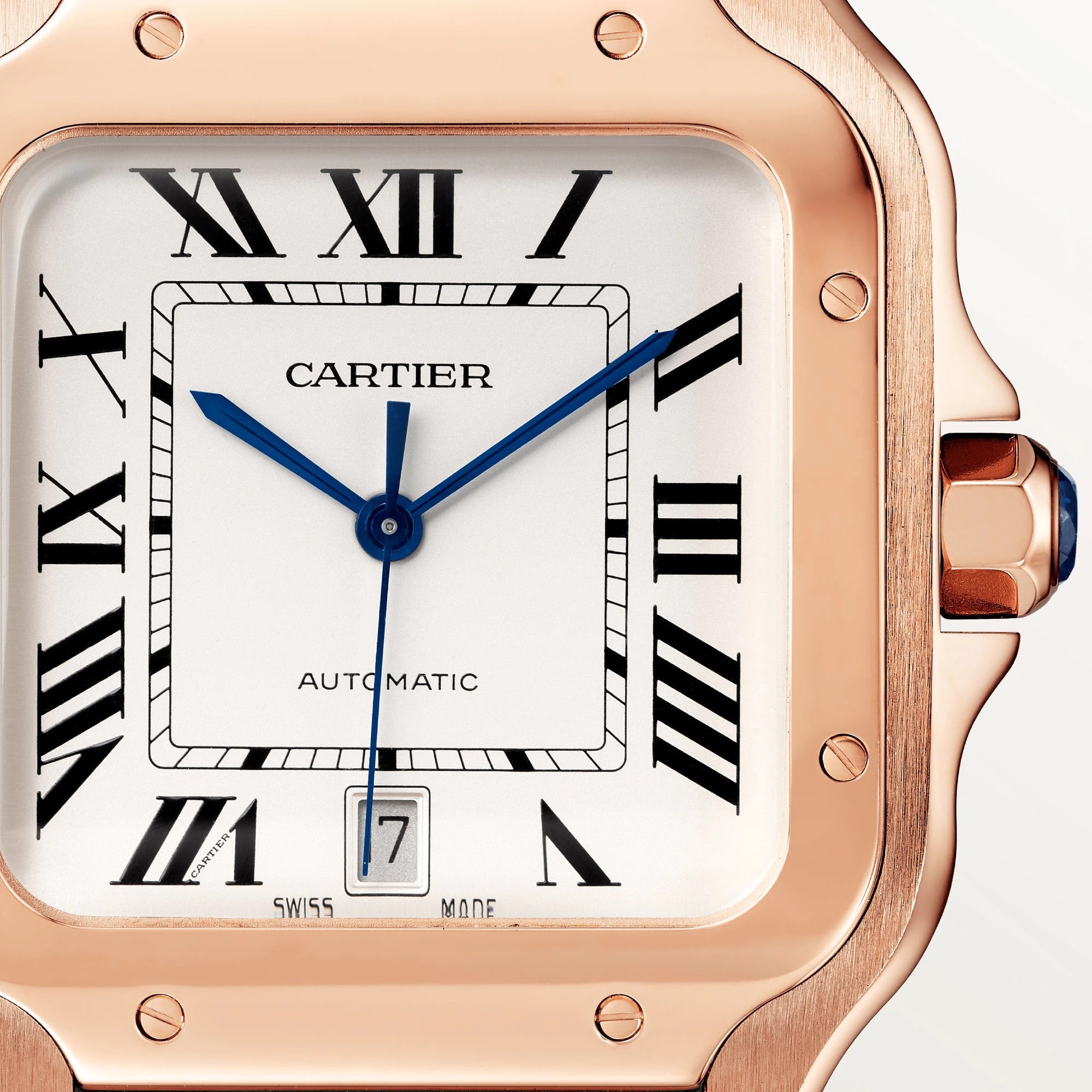 Cartier Santos 18K Rose Gold Men's Watch