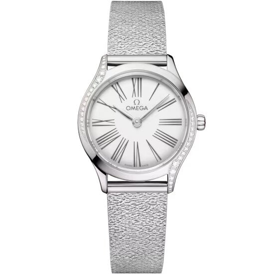 Omega De ville Mini Trésor Stainless steel & Diamonds Lady's Watch - Premium Luxury Product
