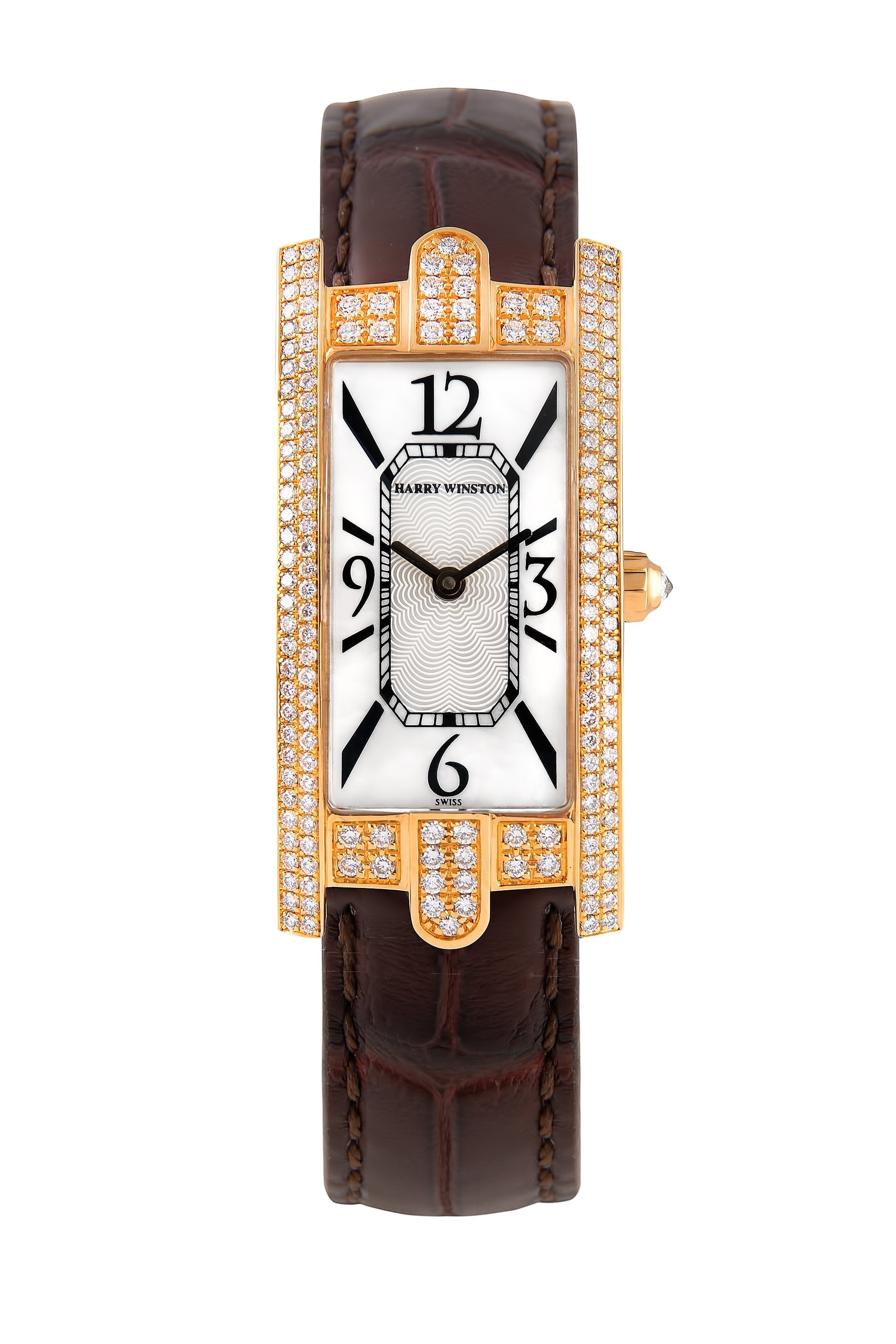 Harry Winston Av?nu? 18K Rose Gold Lady's Watch