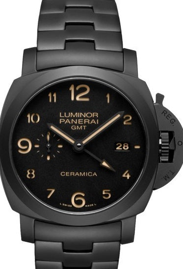 Officine Panerai Luminor Marina 1950 3 days GMT Ceramica Tuttonero Men's Watch