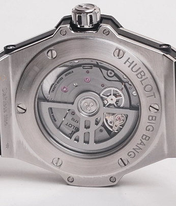 Hublot Big Bang Sang Bleu Stainless steel & Diamonds Lady's Watch - Premium Luxury Product