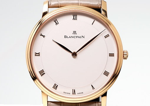 Blancpain Villeret Ultra-Slim 18K Rose Gold Men`s Watch - Premium Luxury Product