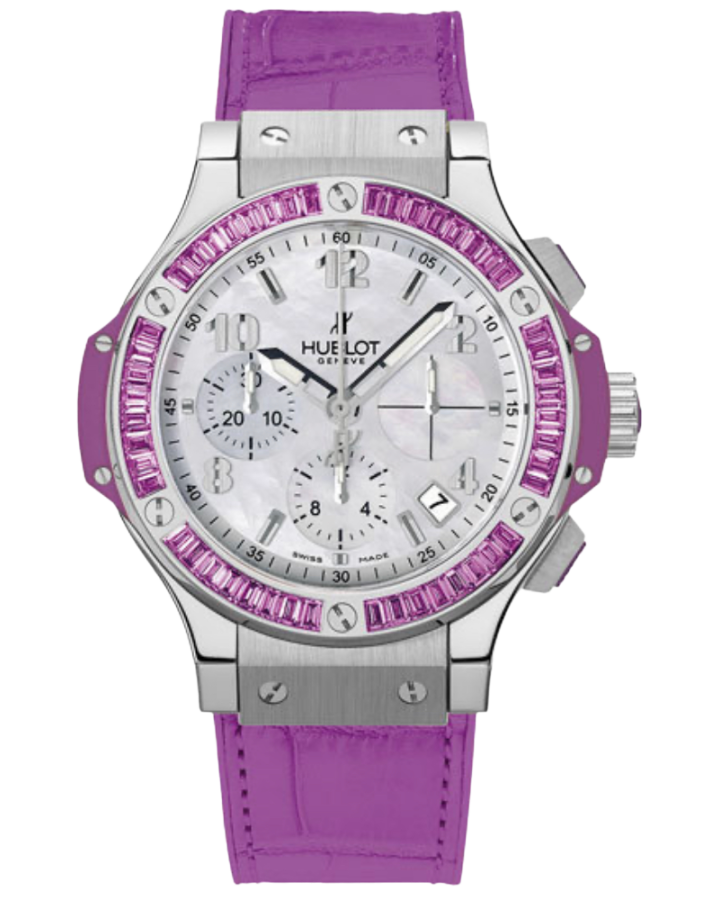Hublot Big Bang Tutti Frutti Stainless steel & Amethysts Lady's Watch - Premium Luxury Product