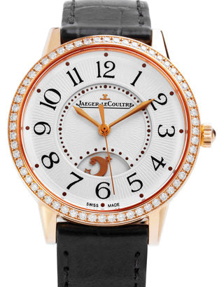 Jaeger-Lecoultre Rendez-Vous  Classic Night & Day 18K Rose Gold & Diamonds Lady's Watch - Premium Luxury Product