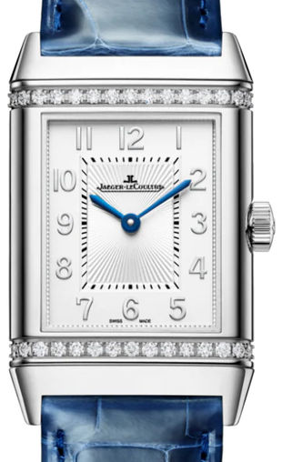 Jaeger-Lecoultre Reverso Classic Duetto Stainless steel & Diamonds Lady`s Watch