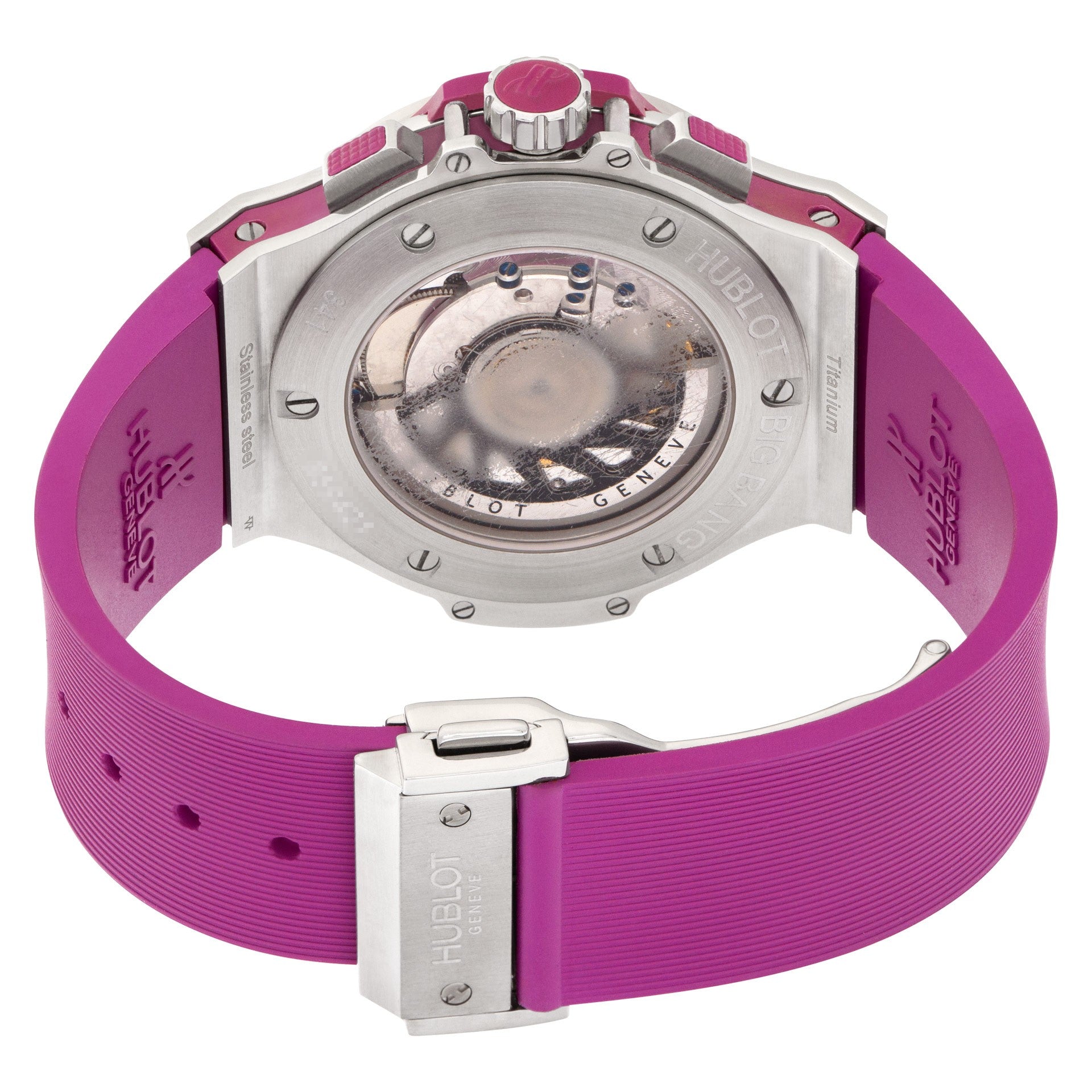 Hublot Big Bang Tutti Frutti Stainless steel & Amethysts Lady's Watch - Premium Luxury Product
