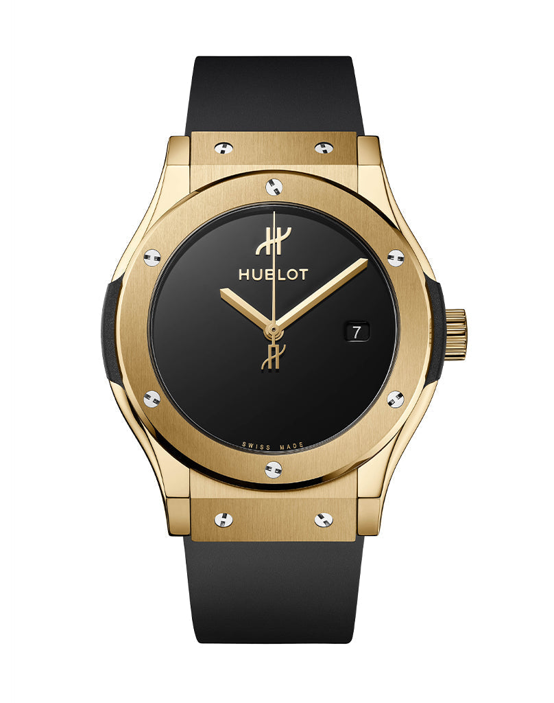 Hublot Classic Fusion 18K Yellow Gold Man's Watch - Premium Luxury Product