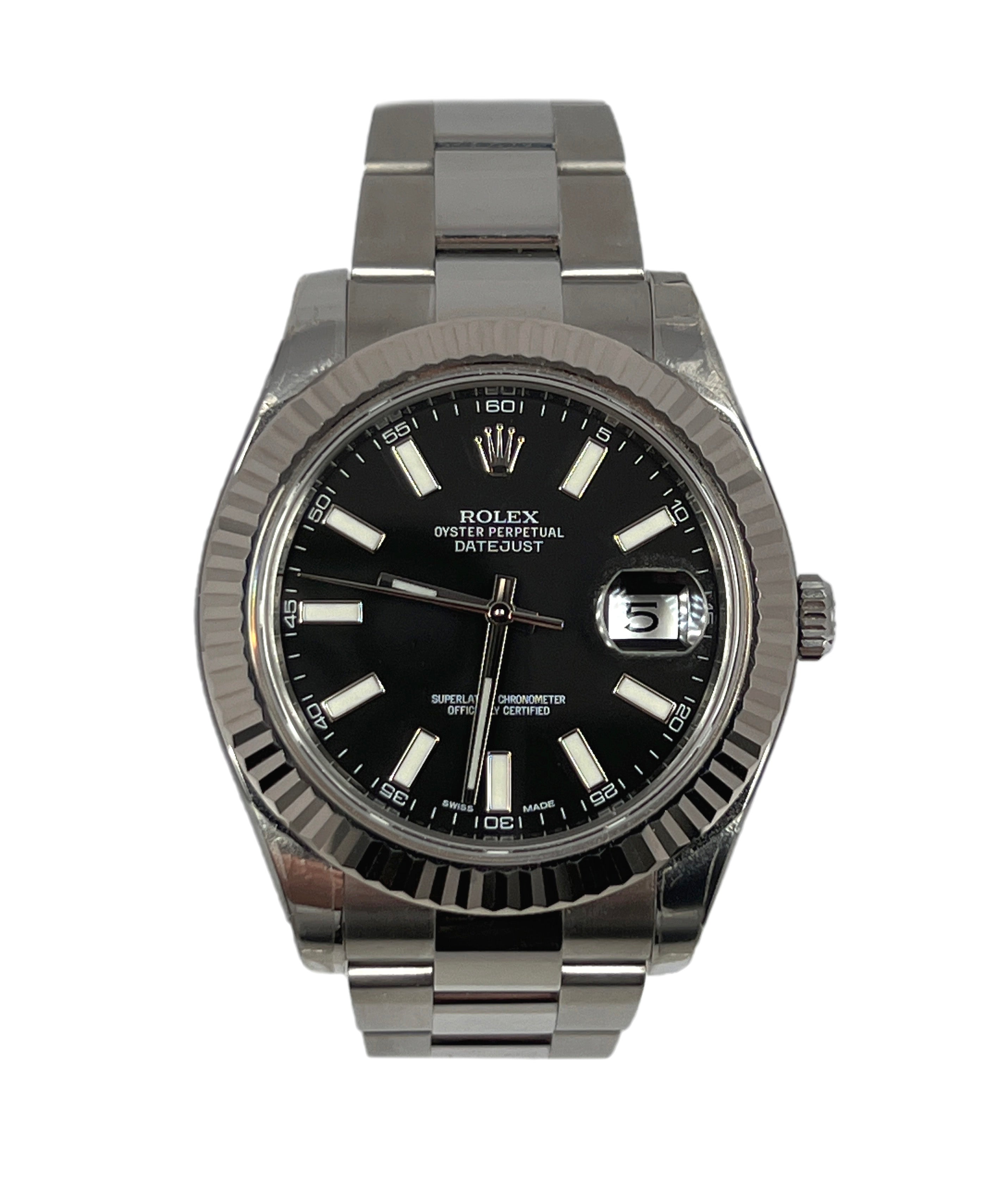 Rolex Datejust II Stainless steel & 18K White Gold Men's Watch