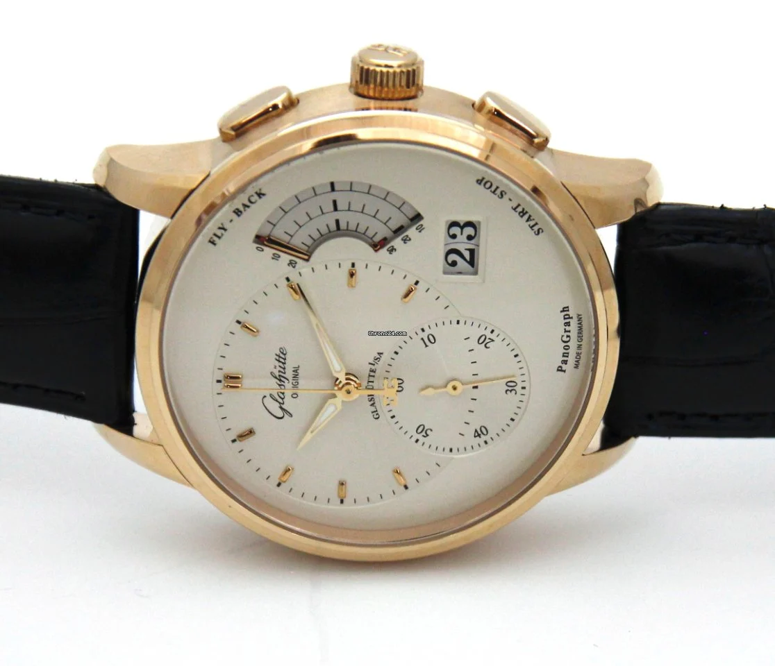 Glashutte Original Pano Graph Red Gold Men's Watch
