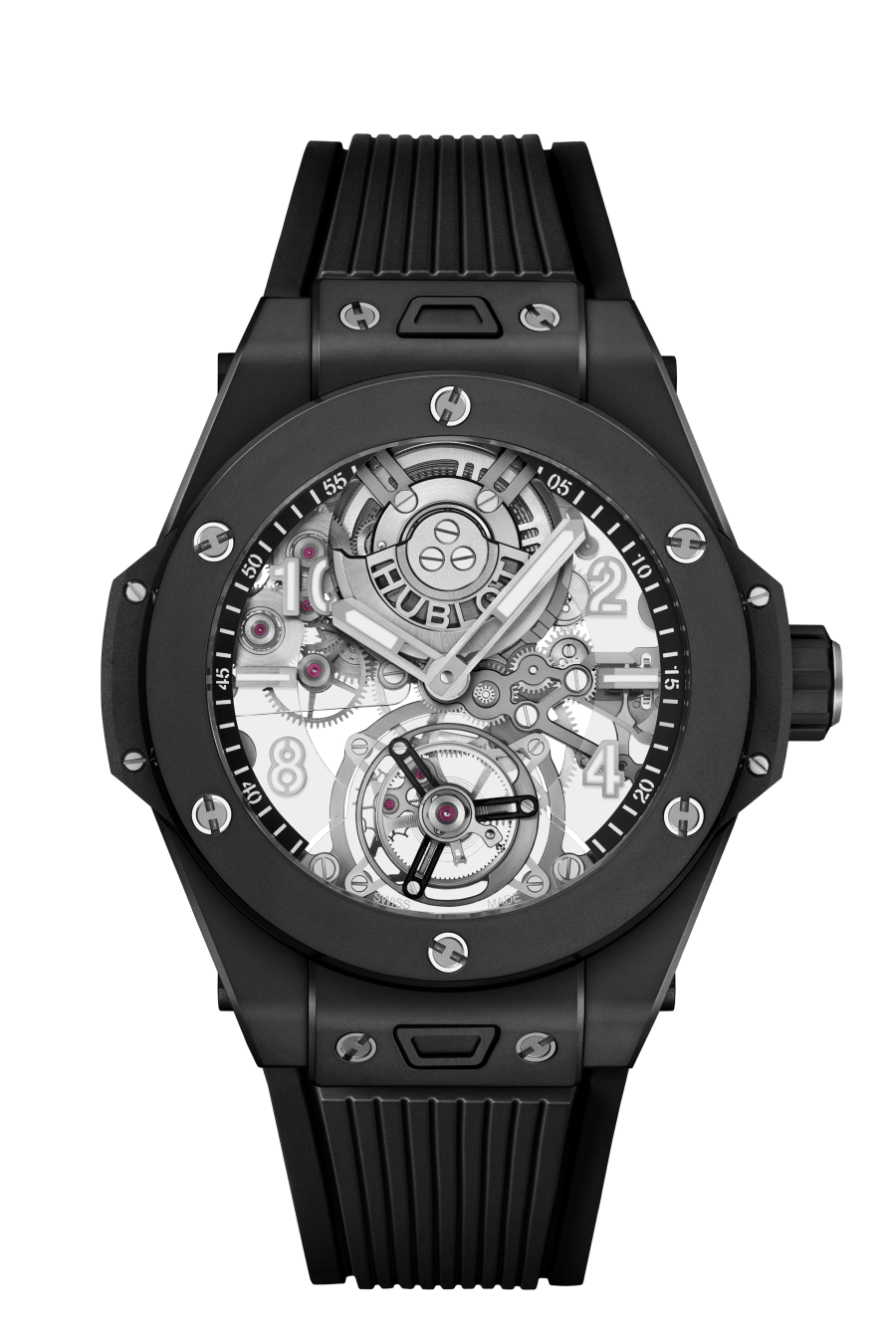 Hublot Big Bang 45 ?? Tourbillion Black Magic Ceramic Men's Watch - Premium Luxury Product