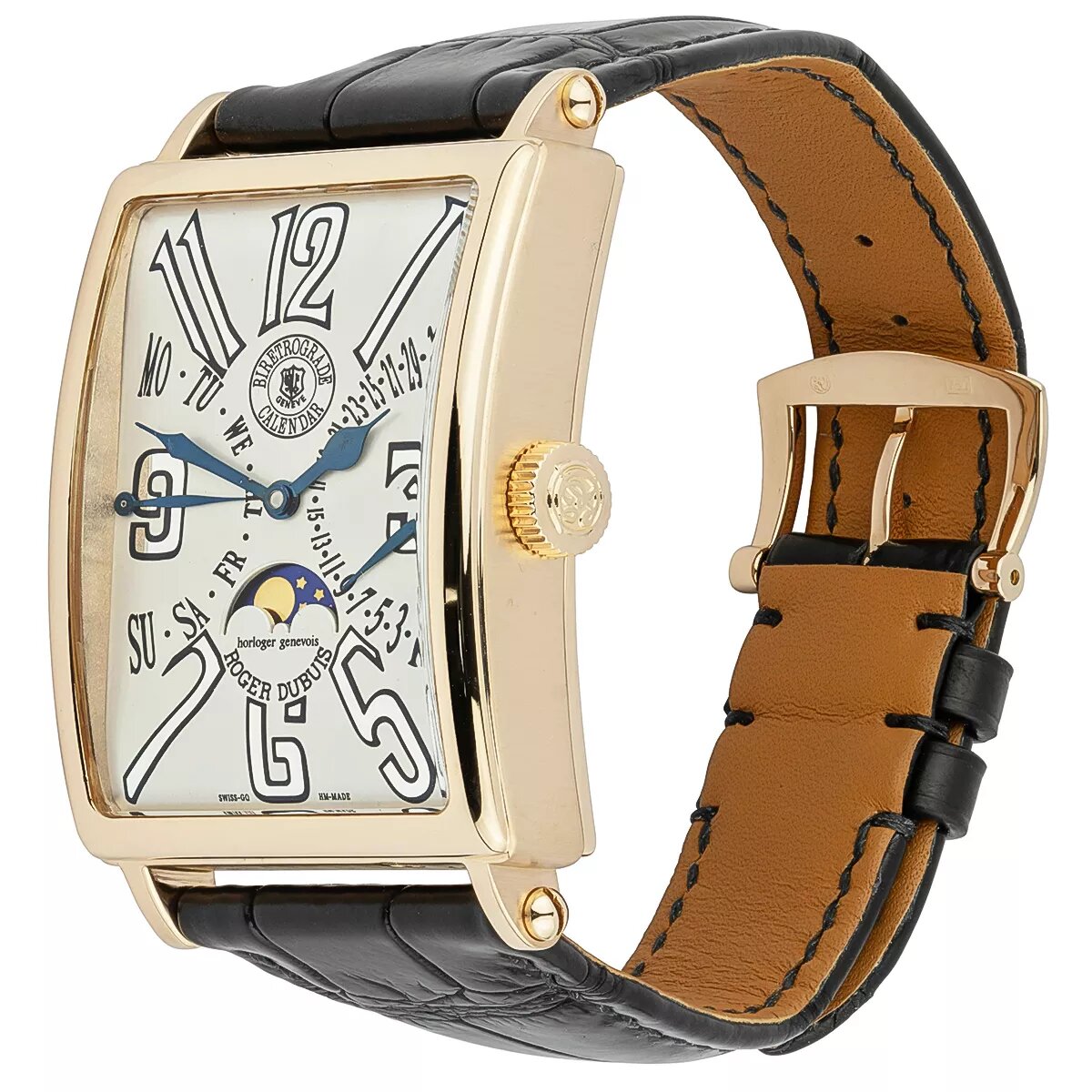 Roger Dubuis Much More Bi-retrograde Calendar 18K Rose Gold Mens Watch
