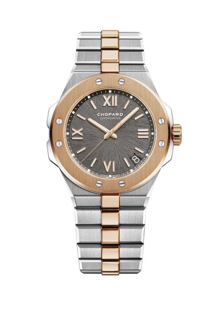 Chopard Alpine Eagle Large Stainless steel & 18K Rose Gold Man's Watch - Premium Luxury Product