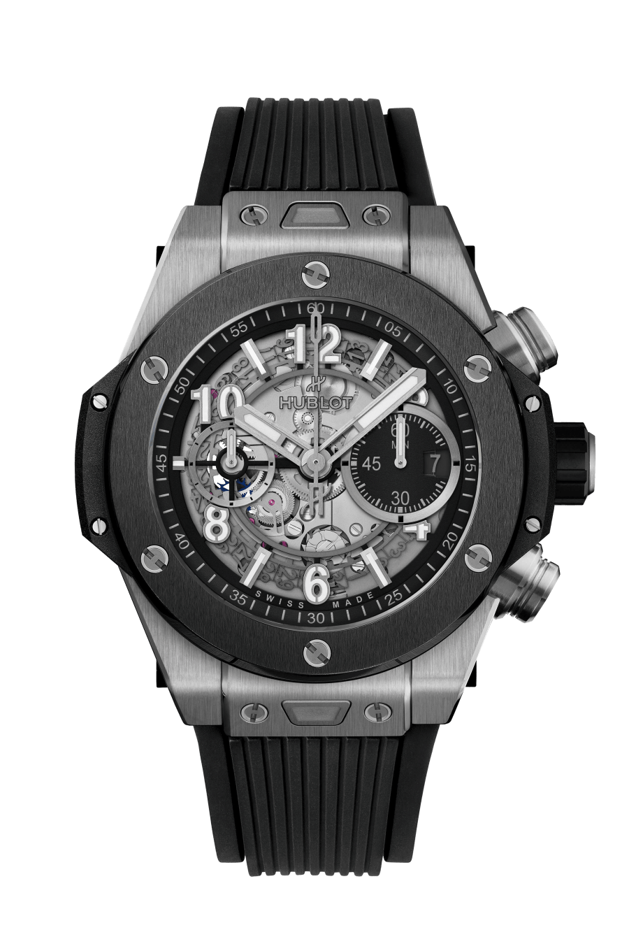 Hublot Big Bang Unico Titanium & Black Ceramic Men's Watch - Premium Luxury Product