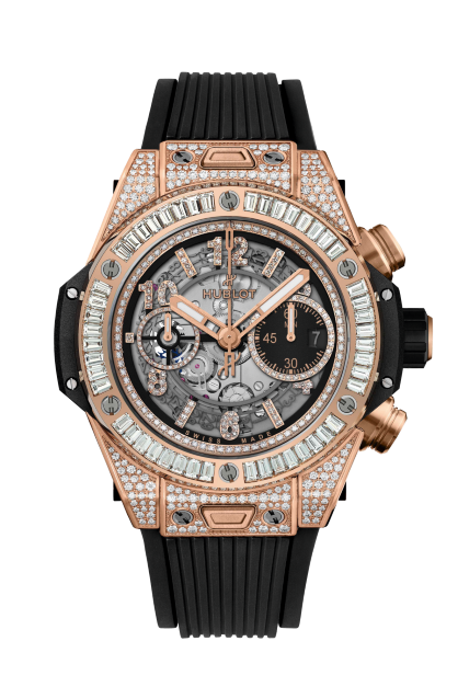 Hublot Big Bang Unico 18K King Gold & Diamonds Jewellery Men`s Watch - Premium Luxury Product