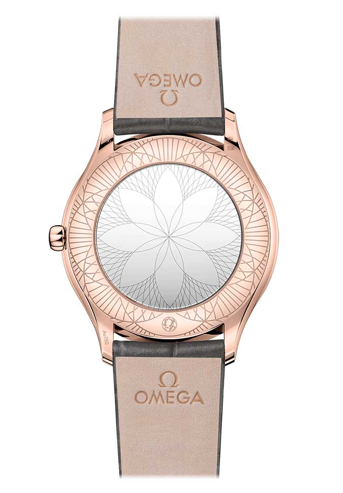 Omega De Vile Tresor 18K Sedna™ Gold &amp; Diamonds Ladies Watch - Premium Luxury Product