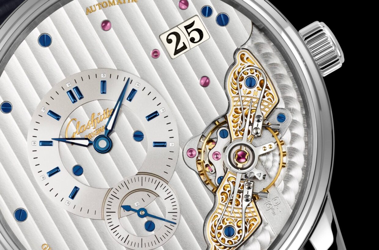 Glashutte Original Pano Matic Inverse Stainless steel Men's Watch