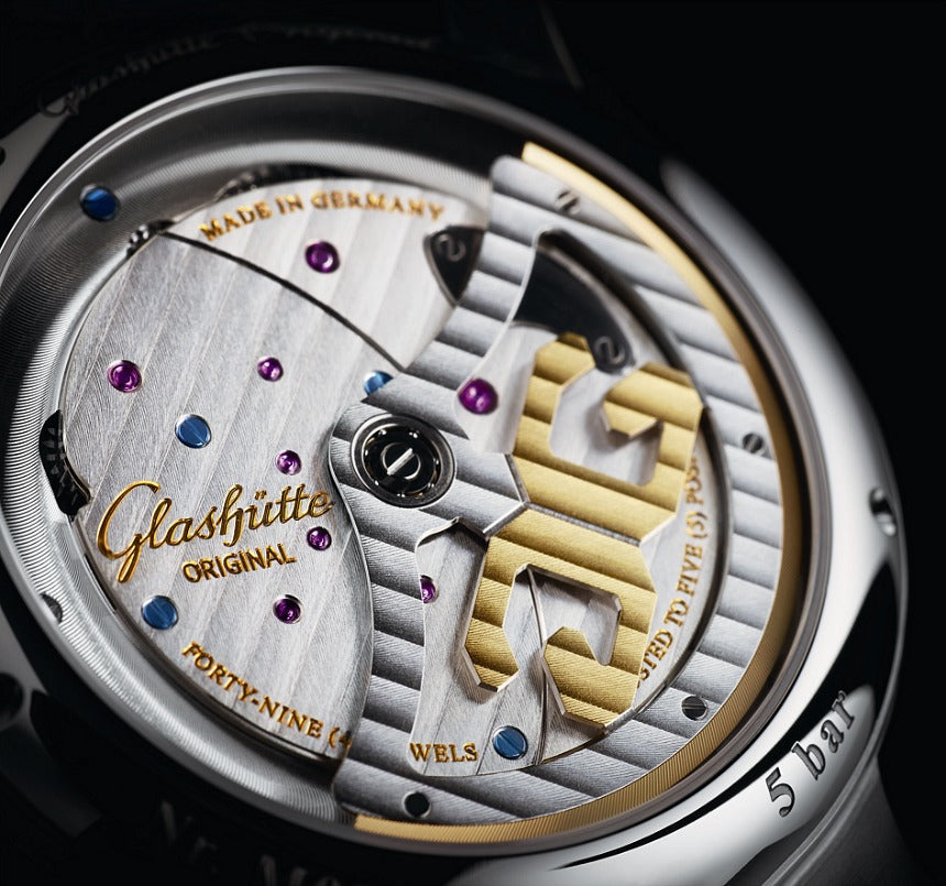 Glashutte Original Pano Matic Inverse Stainless steel Men's Watch