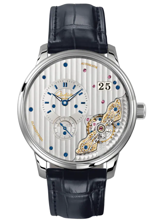 Glashutte Original Pano Matic Inverse Stainless steel Men's Watch - Premium Luxury Product