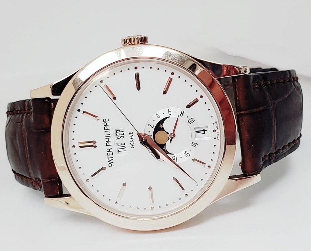 Patek Philippe Complicated 18K Rose Gold Mens Watch