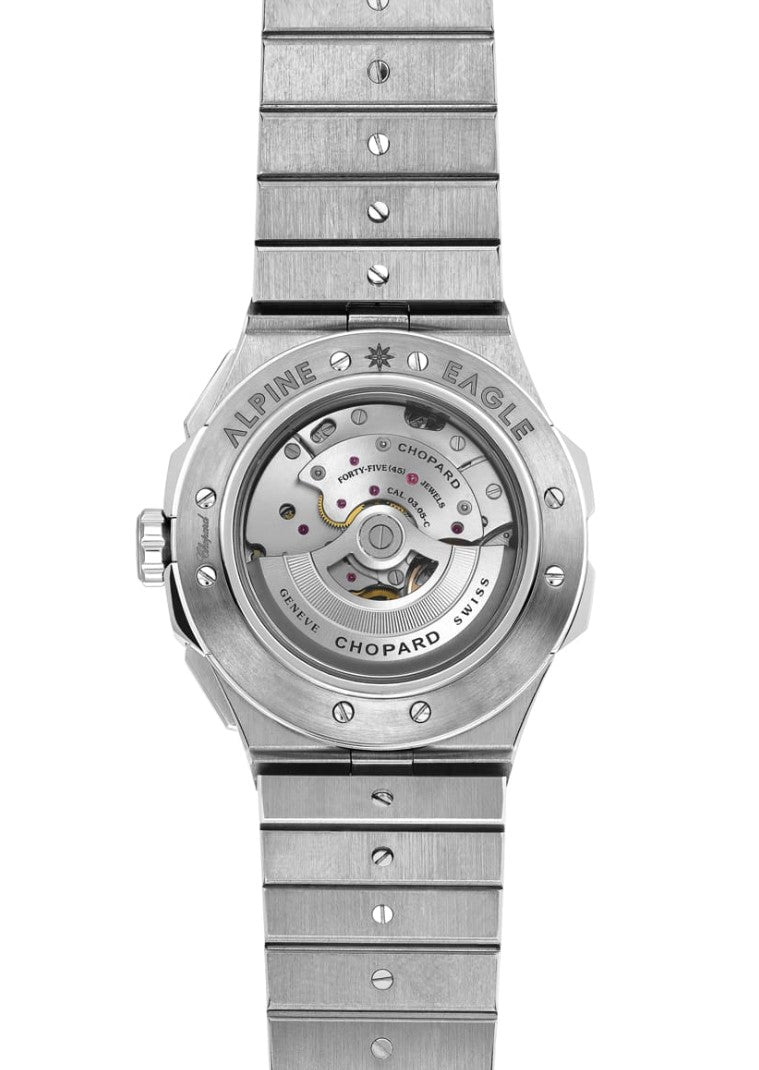 Chopard Alpine Eagle Large Chrono Lucent Steel Man's Watch