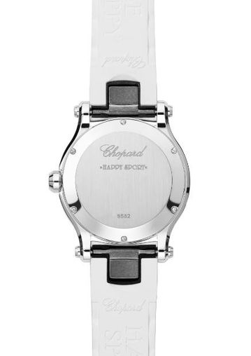 Chopard Happy Sport Stainless Steel& Diamonds Ladies Watch