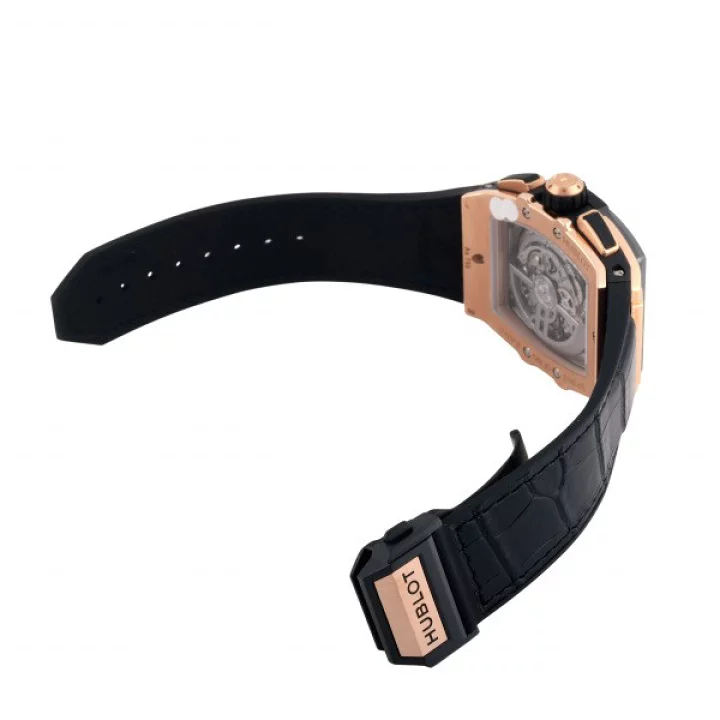 Hublot Spirit of Big Bang Chronograph 18K King Gold & Black Ceramic Man's Watch - Premium Luxury Product