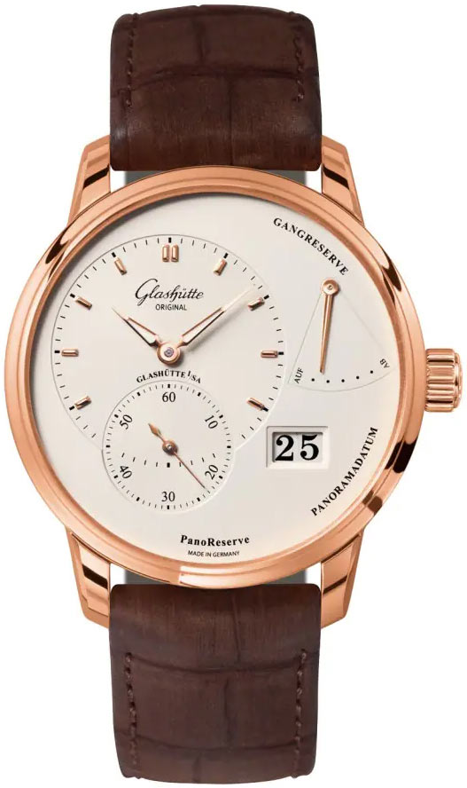 Glashutte Original Pano Reserve Red Gold Men's Watch - Premium Luxury Product