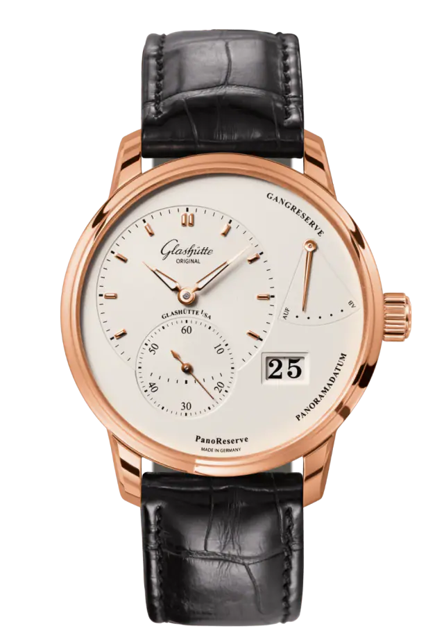 Glashutte Original Pano Matic Lunar Red Gold Men's Watch - Premium Luxury Product
