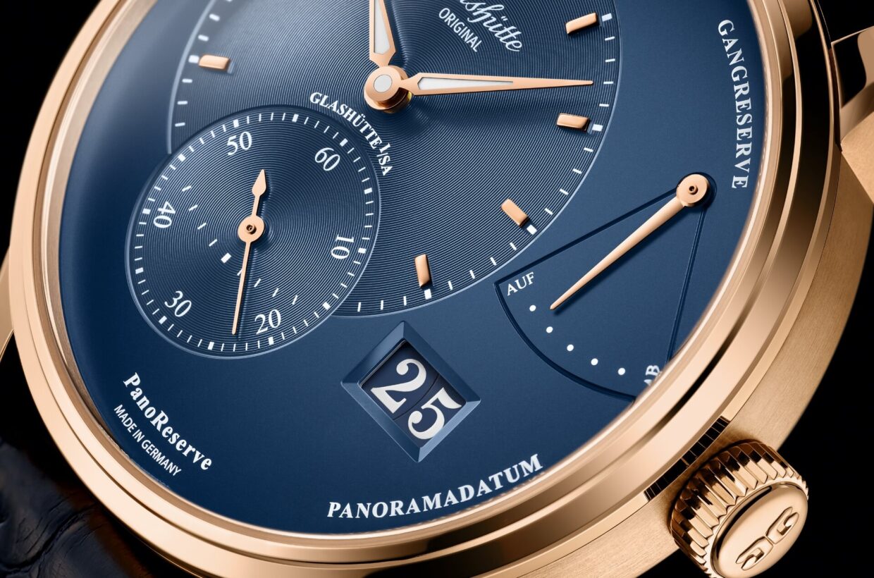 Glashutte Original Pano Matic Lunar Red Gold Men's Watch - Premium Luxury Product